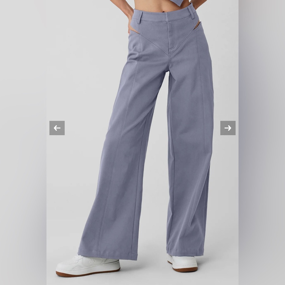 Alo Yoga High-Waist Risk Taker Trouser sz Small/US 4-6